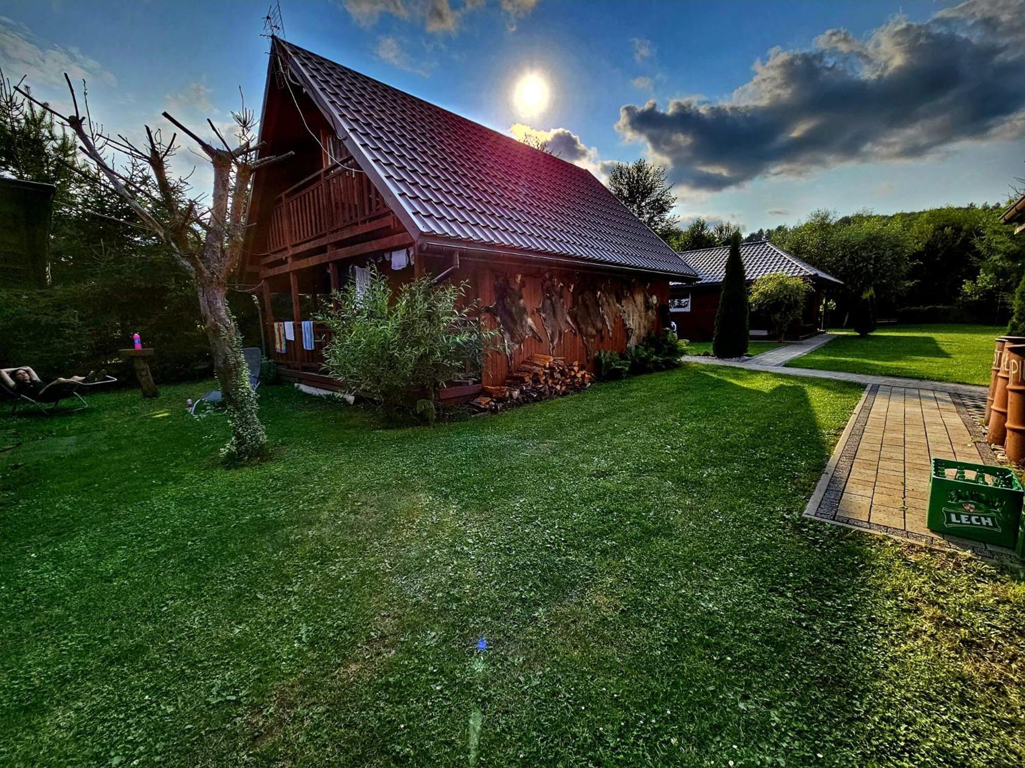 Domki Nad Sanem เลสโก ภายนอก รูปภาพ